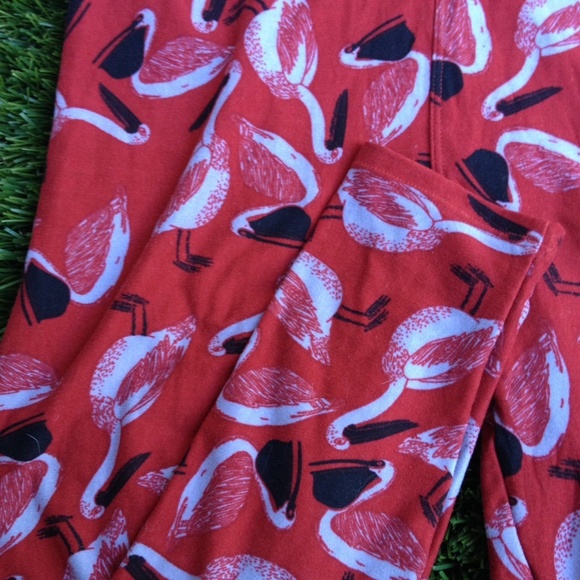 Lularoe Leggings Pelican Bird One Size - Picture 2 of 3